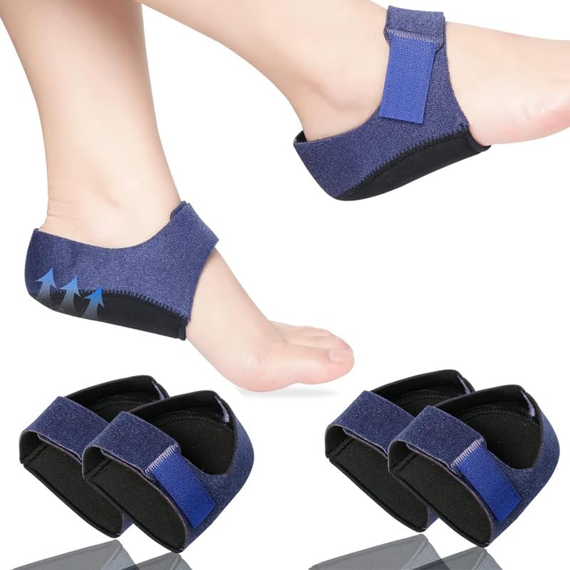plantarfasziitis gel cups – 2 stück stoßdämpfende pads für fersensporn, achillessehnenentzündung, rissige fersen – weiche polstereinlagen zur linderung von fußschmerzen – blau, größe l (41–45) plantarfasziitis gel cups – 2 stück stoßdämpfende pads für fersensporn, achillessehnenentzündung, rissige fersen – weiche polstereinlagen zur linderung von fußschmerzen – blau, größe l (41–45)